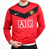 Nike Manchester United Langarm Trikot - Farbe: Red - Größe: XL - VintageR2